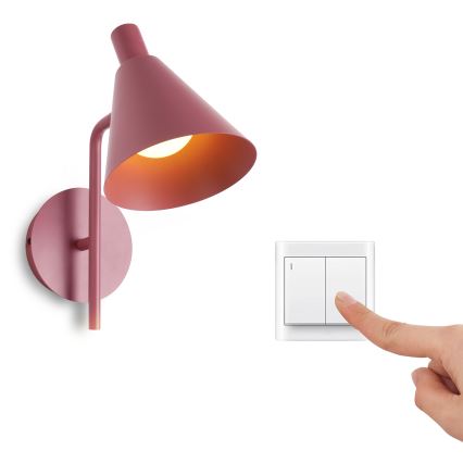 Brilagi - Aplique LED LUCERA LED/3W/230V burdeos