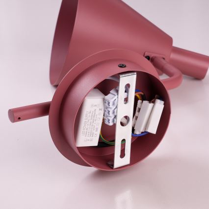 Brilagi - Aplique LED LUCERA LED/3W/230V burdeos