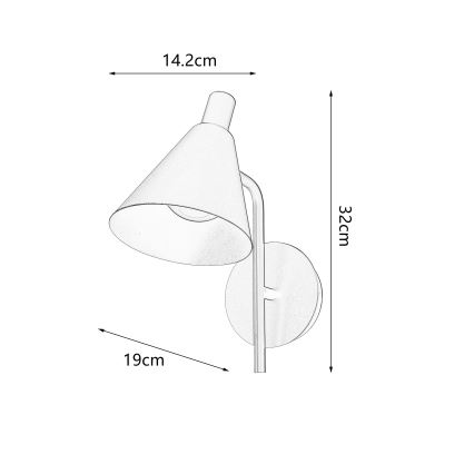 Brilagi - Aplique LED LUCERA LED/3W/230V burdeos