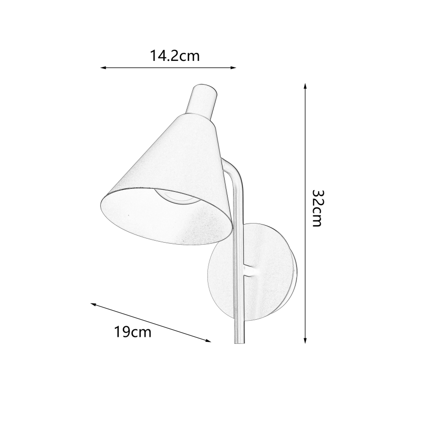 Brilagi - Aplique LED LUCERA LED/3W/230V burdeos