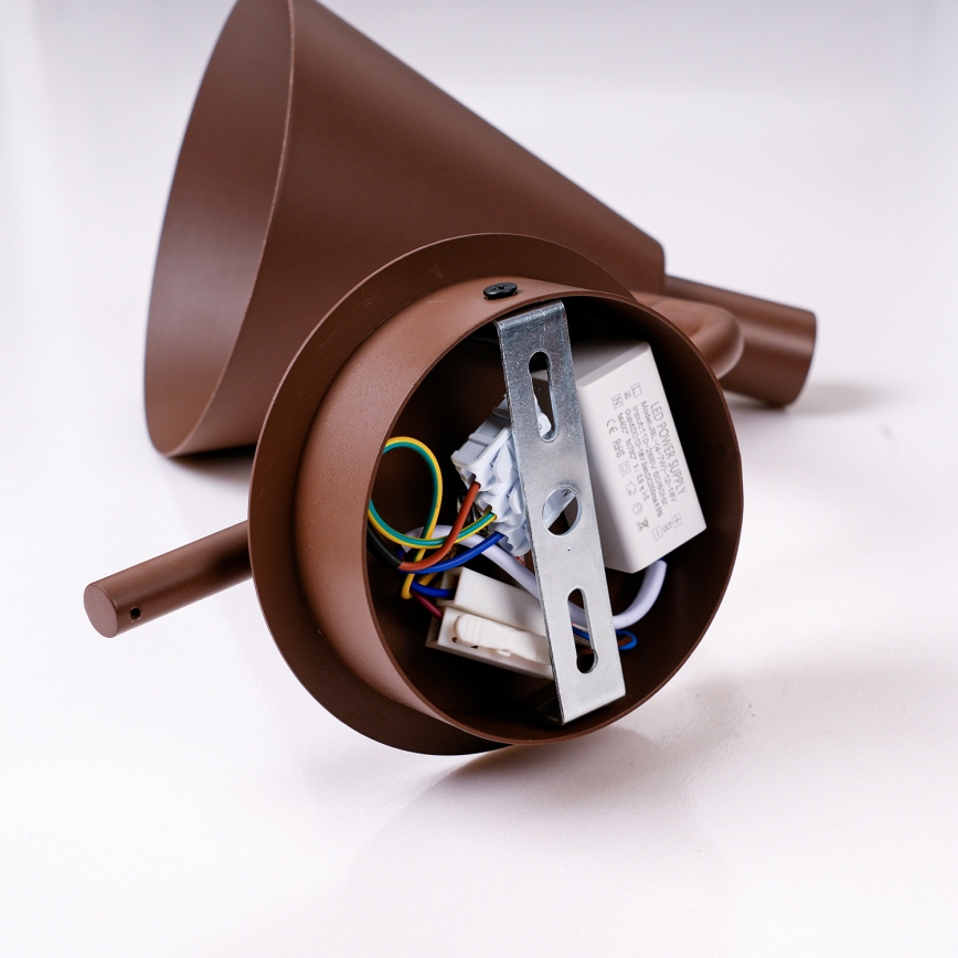Brilagi - Aplique LED LUCERA LED/3W/230V marrón