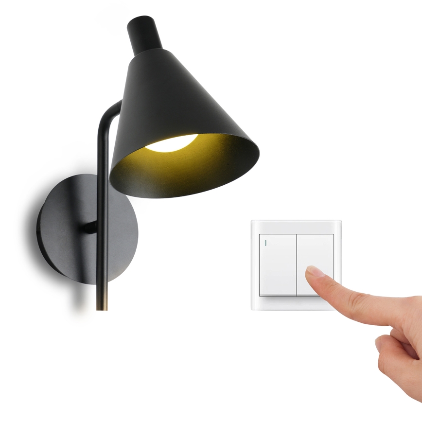Brilagi - Aplique LED LUCERA LED/3W/230V negro