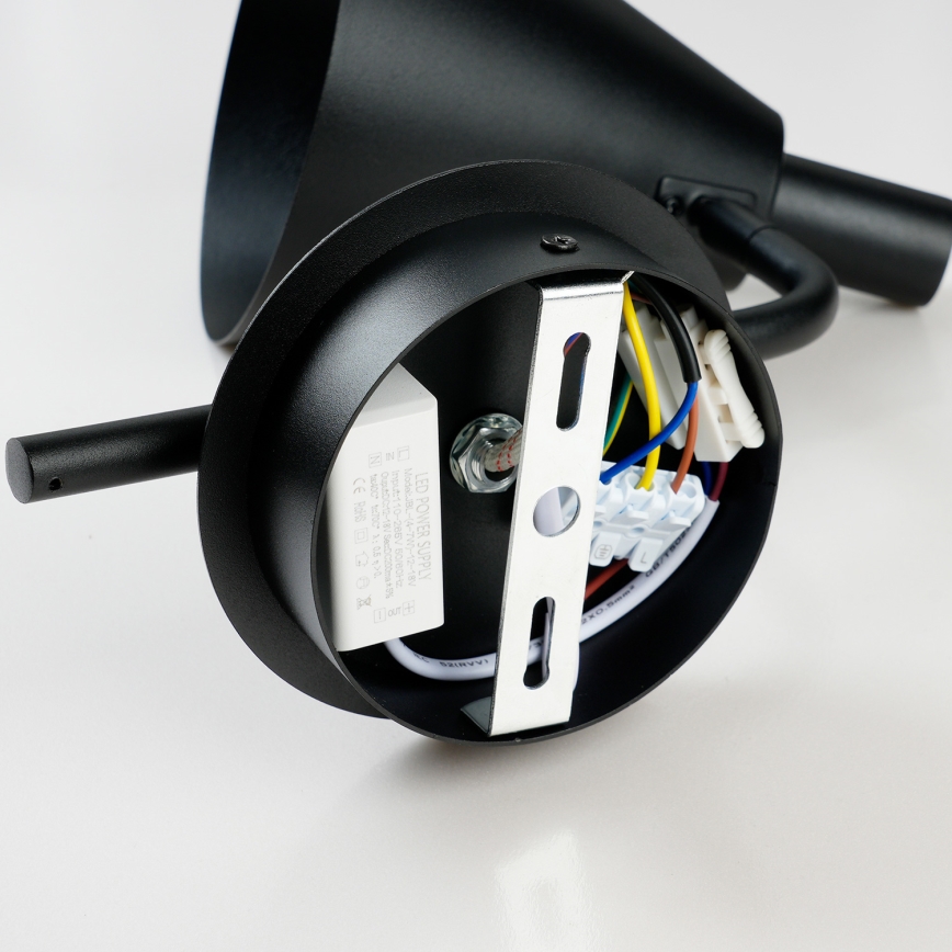 Brilagi - Aplique LED LUCERA LED/3W/230V negro