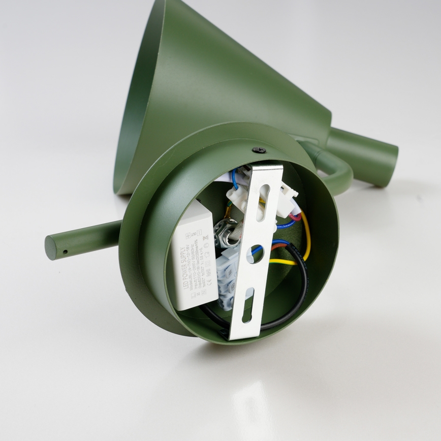Brilagi - Aplique LED LUCERA LED/3W/230V verde