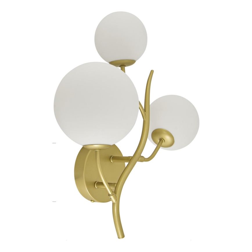 Brilagi - Aplique LED MISTEL 3xG9/3W/230V dorado/blanco