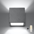 Brilagi -  Aplique LED MURO 1xG9/3,5W/230V concreto