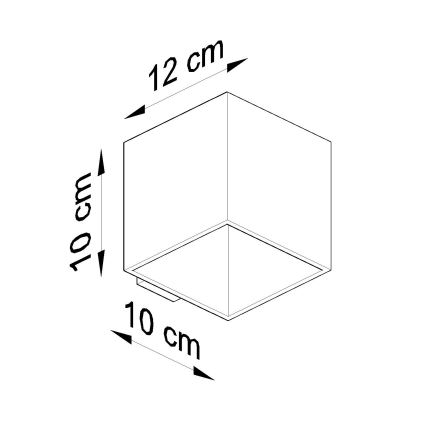 Brilagi -  Foco LED de pared MURO 1xG9/3,5W/230V concreto