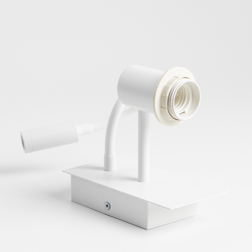 Brilagi - LED Aplique flexible NUBILA 1xE27/25W/230V + LED/3W blanco