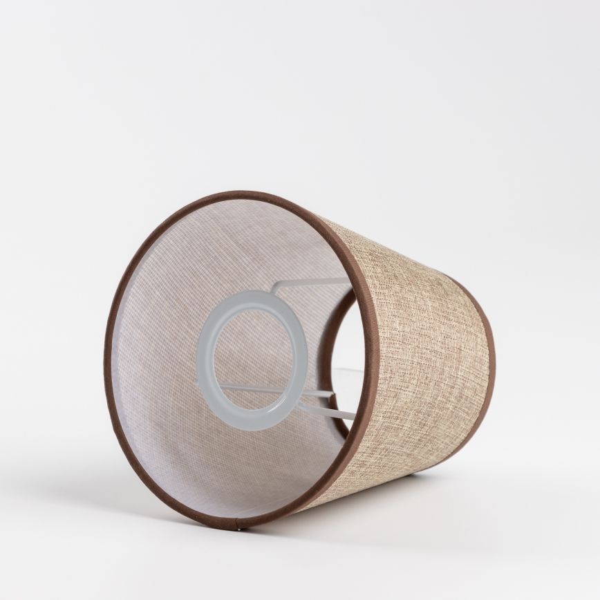 Brilagi - LED Aplique flexible NUBILA 1xE27/25W/230V + LED/3W cromo mate/marrón