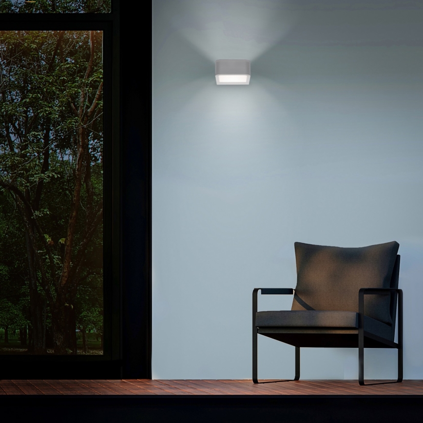 Brilagi - Aplique LED para exterior BARI LED/7W/230V 3000/4000/6000K blanco IP54