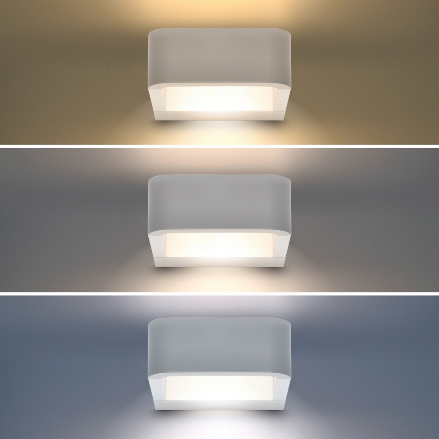 Brilagi - Aplique LED para exterior BARI LED/7W/230V 3000/4000/6000K blanco IP54