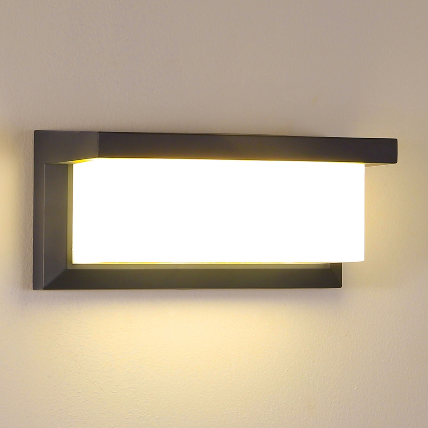 Brilagi - Aplique LED para exterior BRICKY LED/12W/230V antracita IP54