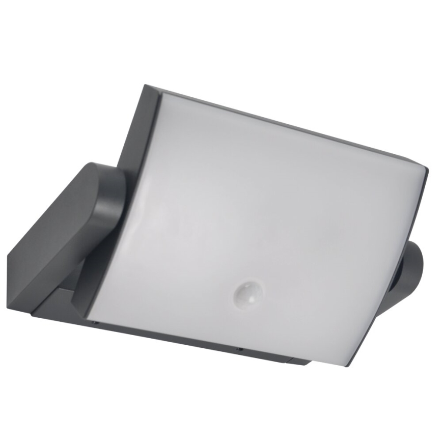 Brilagi - Aplique LED para exterior con sensor ANKLE LED/18W/230V 3000K IP65 antracita
