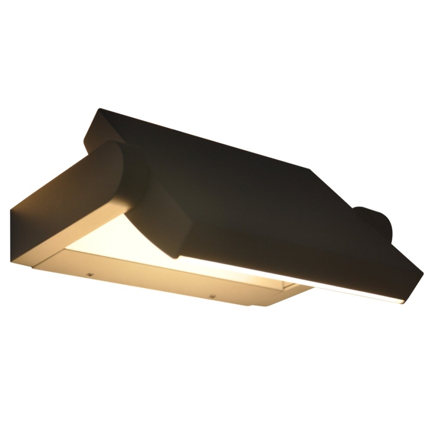 Brilagi - Aplique LED para exterior con sensor ANKLE LED/18W/230V 3000K IP65 antracita