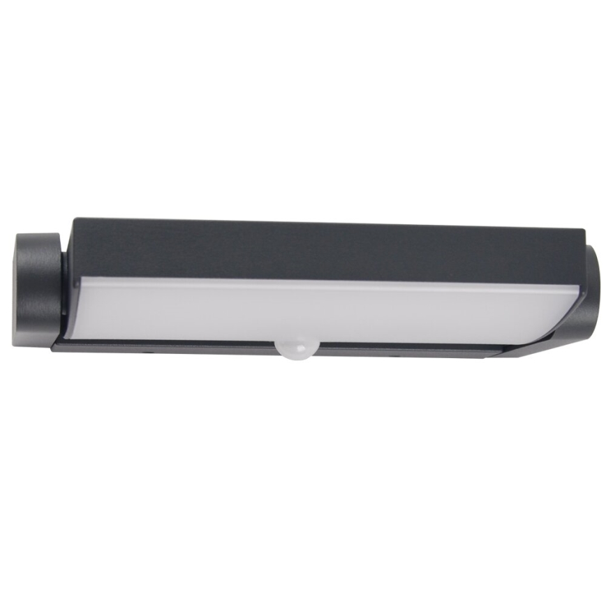 Brilagi - Aplique LED para exterior con sensor ANKLE LED/18W/230V 3000K IP65 antracita