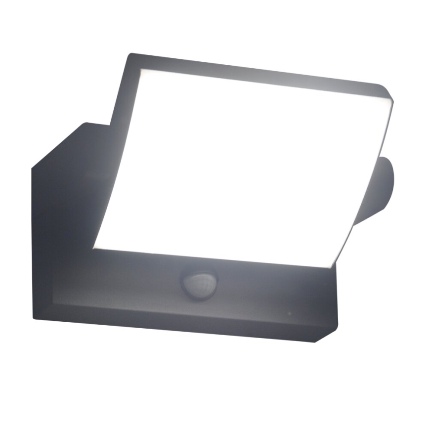 Brilagi - Aplique LED para exterior con sensor ANKLE LED/18W/230V 4000K IP65 antracita