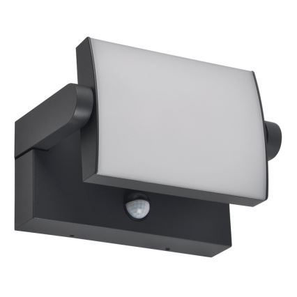 Brilagi - Aplique LED para exterior con sensor ANKLE LED/18W/230V 4000K IP65 antracita