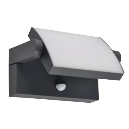 Brilagi - Aplique LED para exterior con sensor ANKLE LED/18W/230V 4000K IP65 antracita