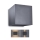 Brilagi - Aplique LED para exterior CUBE LED/6W/230V antracita IP54