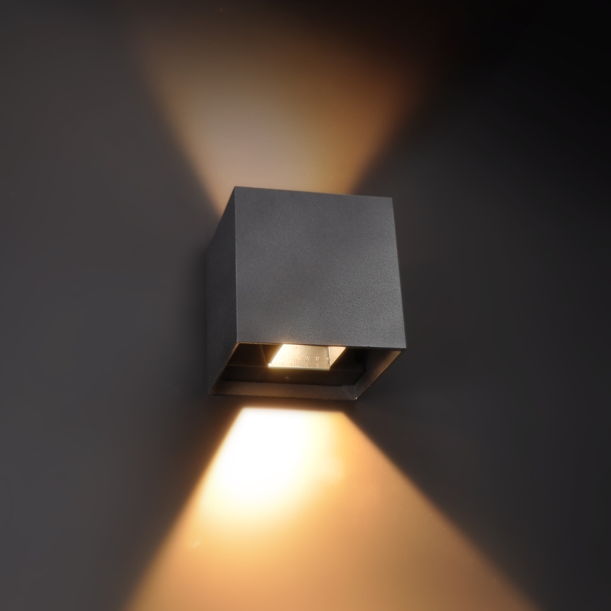 Brilagi - Aplique LED para exterior CUBE LED/6W/230V IP54