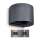 Brilagi - Aplique LED para exterior RONDO LED/6W/230V antracita IP54