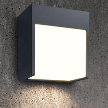 Brilagi - Aplique LED para exterior TERNI LED/12W/230V antracita IP44