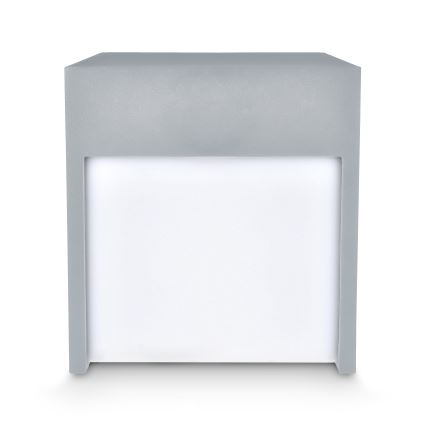 Brilagi - Aplique LED para exterior TERNI LED/12W/230V gris IP44