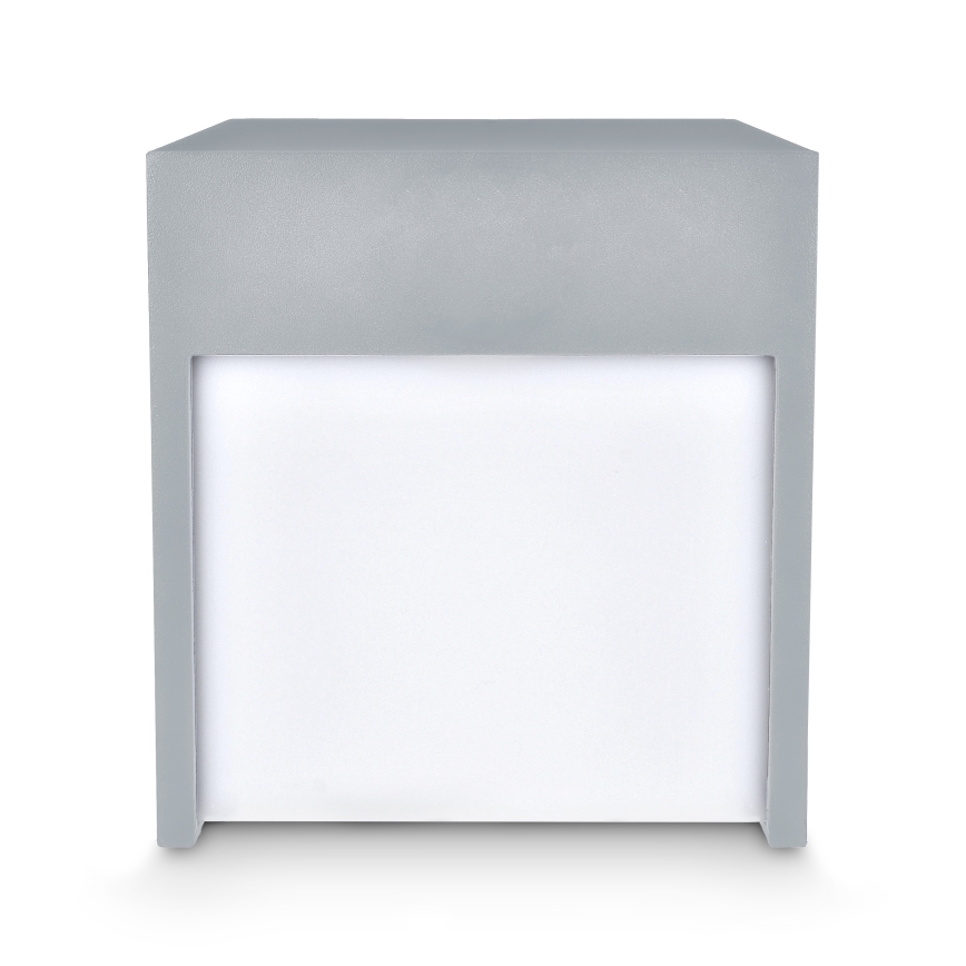 Brilagi - Aplique LED para exterior TERNI LED/12W/230V gris IP44