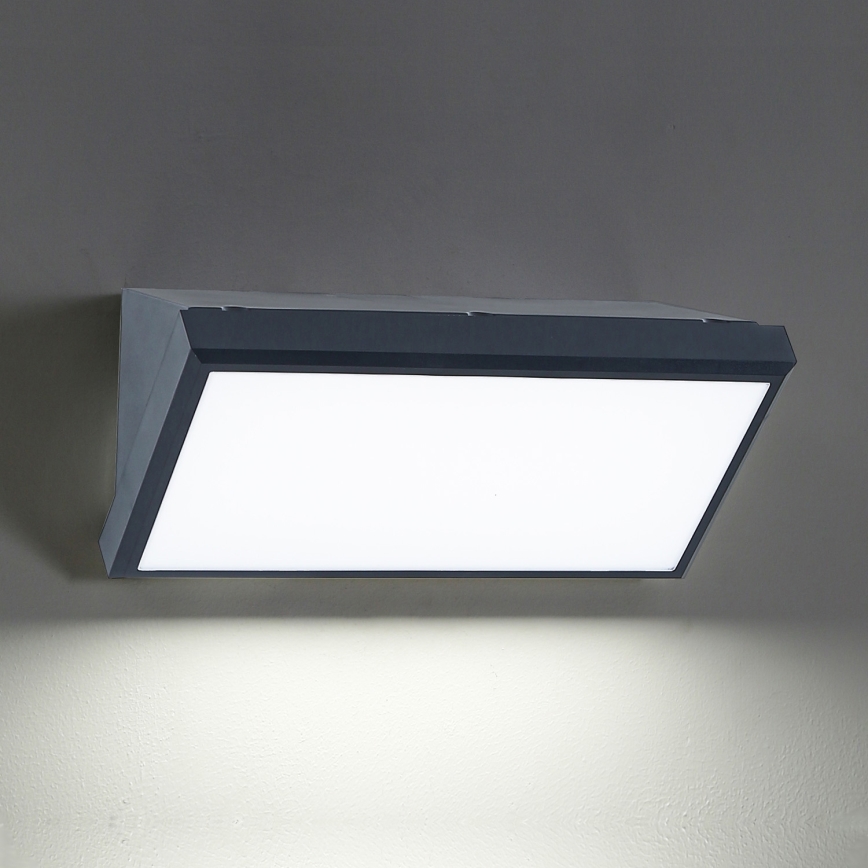 Brilagi - Aplique LED para exterior TRIANGLE LED/20W/230V antracita IP65