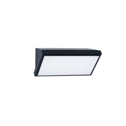 Brilagi - Aplique LED para exterior TRIANGLE LED/20W/230V 3000/4000/6500K negro IP65