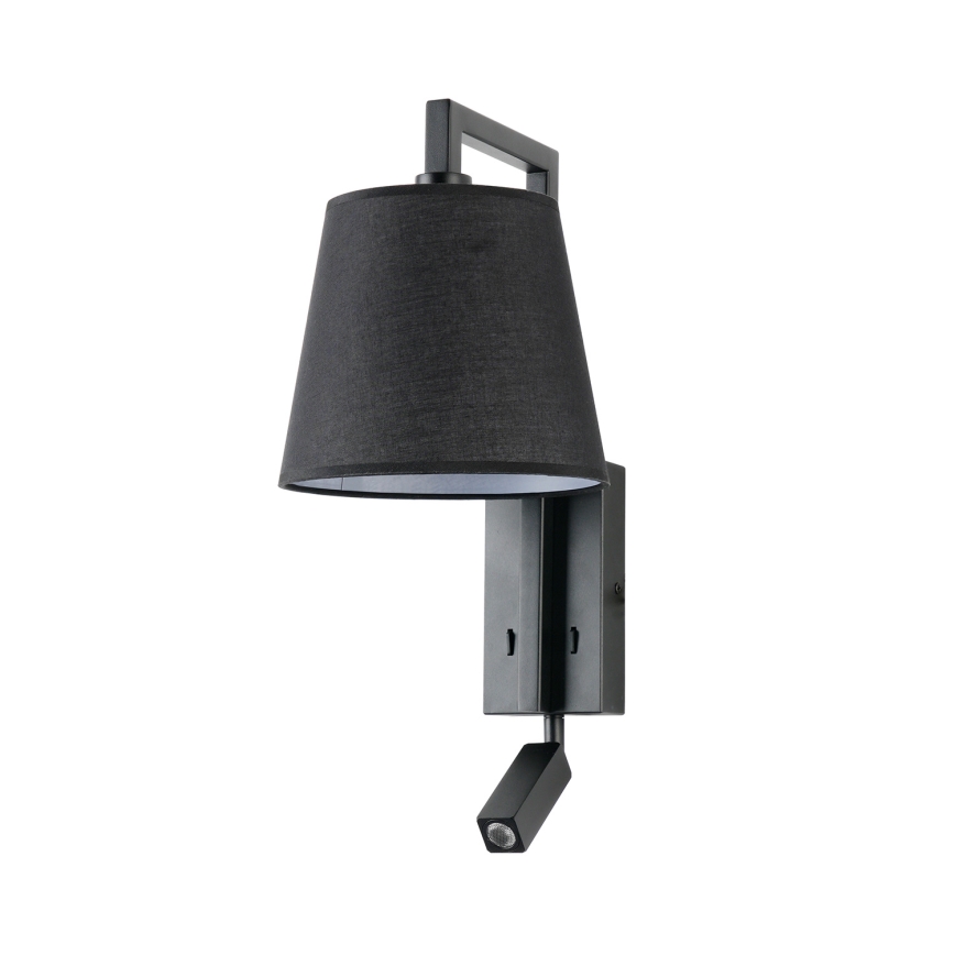 Brilagi - Aplique LED RAYAS 1xE14/40W/230V + LED/3W negro