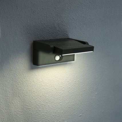 Brilagi - Aplique LED solar con sensor ANKLE LED/3,5W/3,7V 2200 mAh IP54
