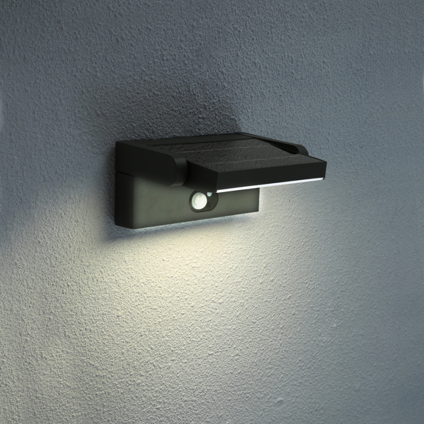 Brilagi - Aplique LED solar con sensor ANKLE LED/3,5W/3,7V 2200 mAh IP54