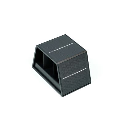 Brilagi - Aplique LED solar con sensor SOLAR CUBE LED/2W/3,2V 1300 mAh IP54