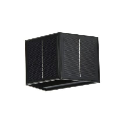 Brilagi - Aplique LED solar con sensor SOLAR CUBE LED/2W/3,2V 1300 mAh IP54