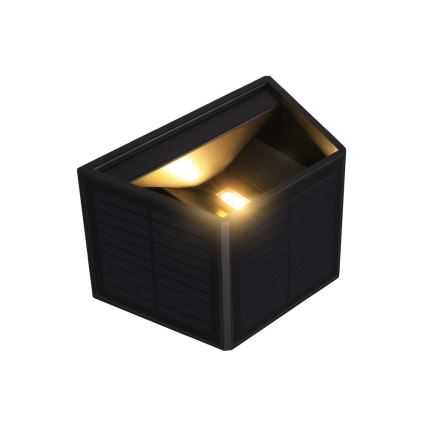Brilagi - Aplique LED solar con sensor SOLAR CUBE LED/2W/3,2V 1300 mAh IP54