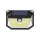 Brilagi - Aplique LED solar con sensor WALLIE LED/4W/3,7V 3000K IP65