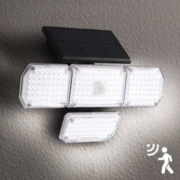 Brilagi - Aplique LED Solar con sensor WALLIE LED/5W/5,5V IP65