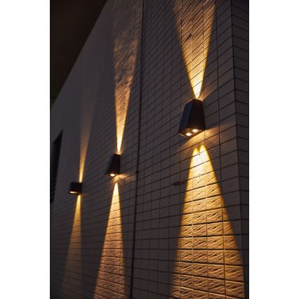 Brilagi - Aplique LED solar PYRAMID LED/2W/3,2V 1300 mAh IP54