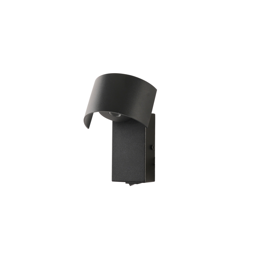 Brilagi - Aplique LED VASTO LED/3W/230V negro