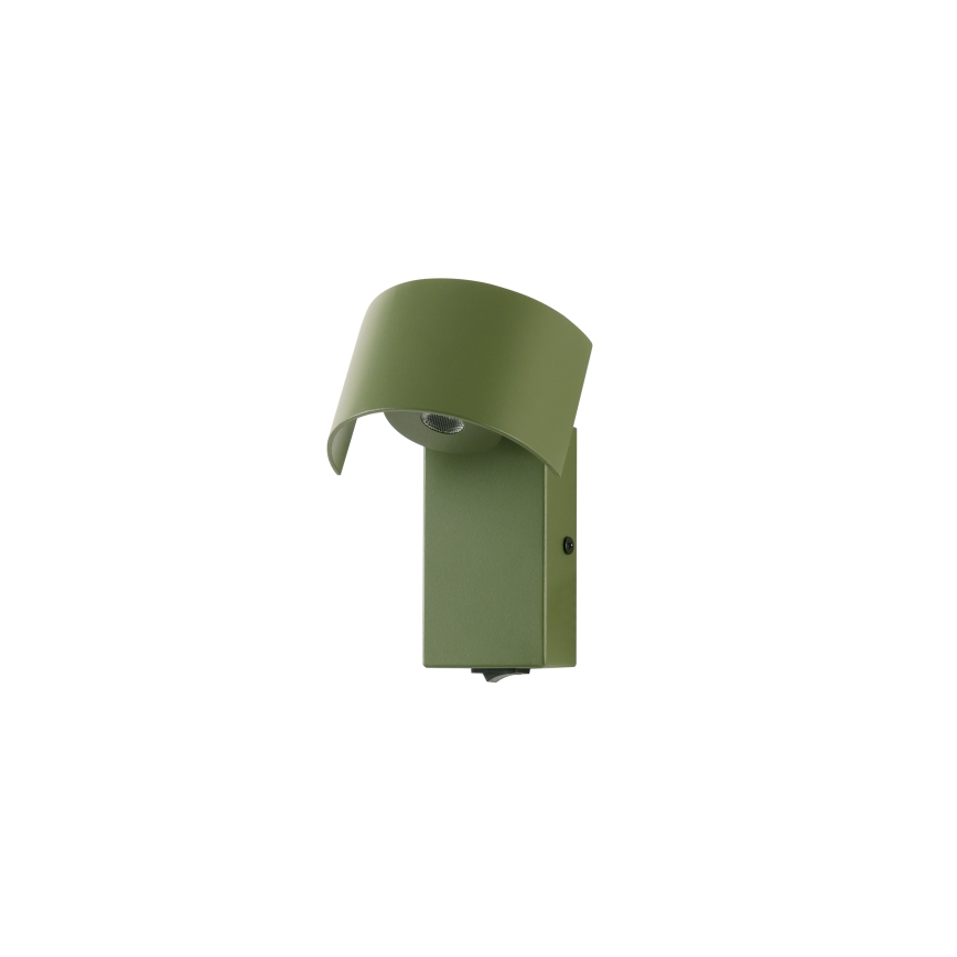 Brilagi - Aplique LED VASTO LED/3W/230V verde