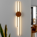 Brilagi - Aplique LED WOODY COLLINE LED/15W/230V 80 cm roble cereza