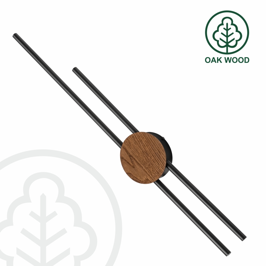 Brilagi - Aplique LED WOODY COLLINE LED/15W/230V 80 cm roble cereza