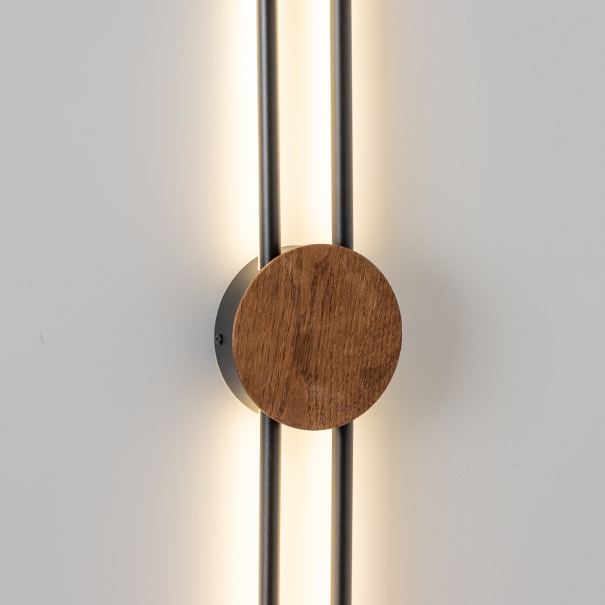 Brilagi - Aplique LED WOODY COLLINE LED/15W/230V 80 cm roble cereza
