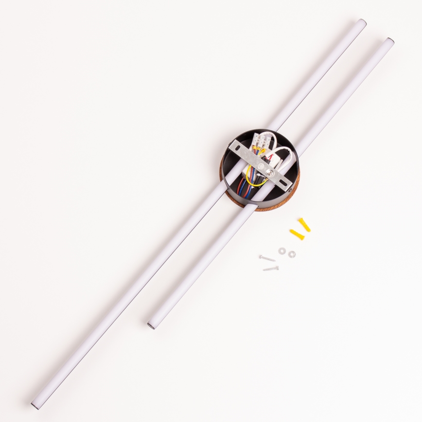 Brilagi - Aplique LED WOODY COLLINE LED/15W/230V 80 cm roble cereza