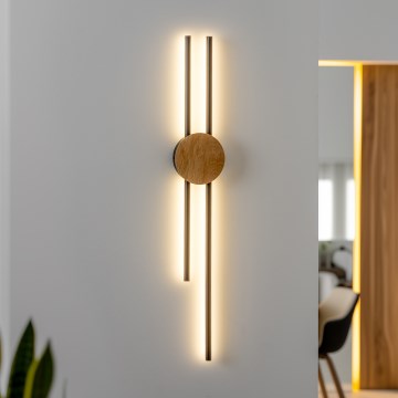 Brilagi - Aplique LED WOODY COLLINE LED/15W/230V 80 cm roble