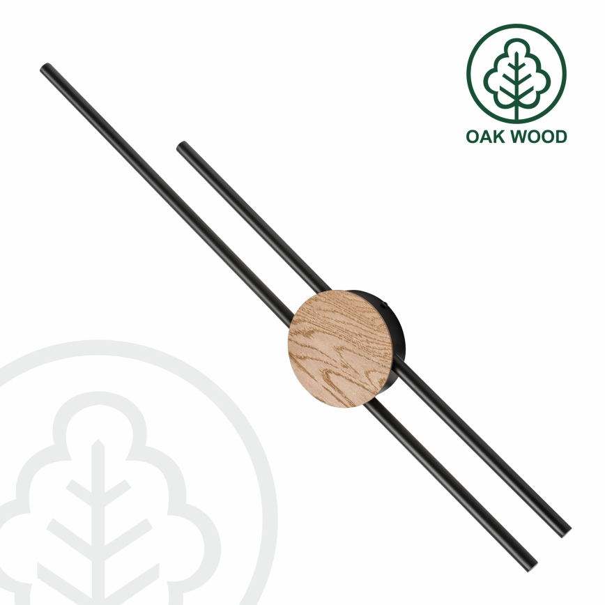 Brilagi - Aplique LED WOODY COLLINE LED/15W/230V 80 cm roble