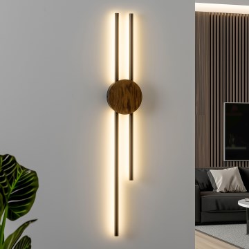 Brilagi - Aplique LED WOODY COLLINE LED/15W/230V 80 cm roble