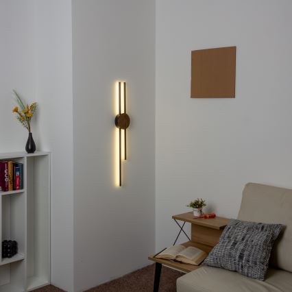 Brilagi - Aplique LED WOODY COLLINE LED/15W/230V 80 cm roble