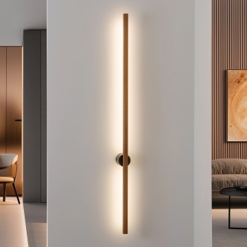 Brilagi - Aplique LED WOODY LINE LED/12W/230V 120 cm roble cereza